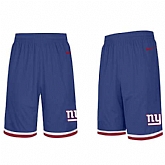 Men's New York Giants Blue NFL Shorts,baseball caps,new era cap wholesale,wholesale hats